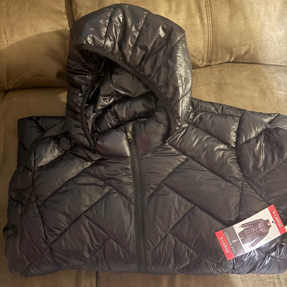 London Fog Black Puffer Jacket